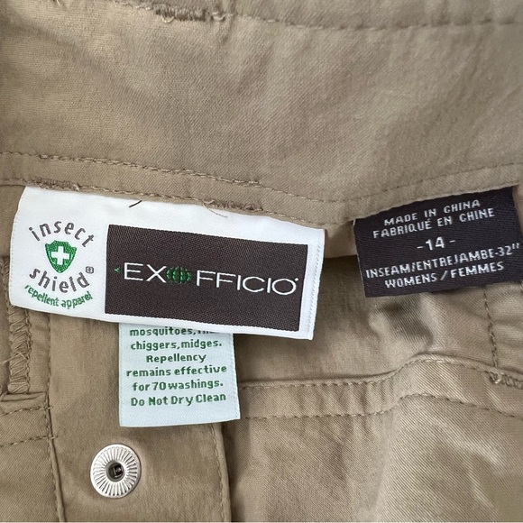 ExOfficio Women's BugsAway Vianna Pant Beige Size 14 - Picture 10 of 14
